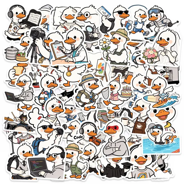 Duck Doodle Sticker Pack (50pcs)