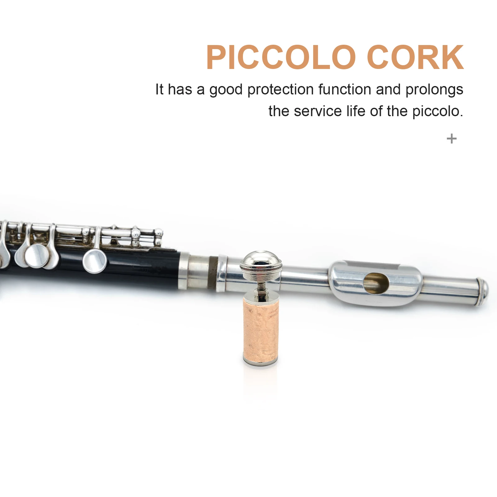 

3 Pcs Cork Flute Accessory Wood Corks Instrument All Natural Piccolo Protective Simple