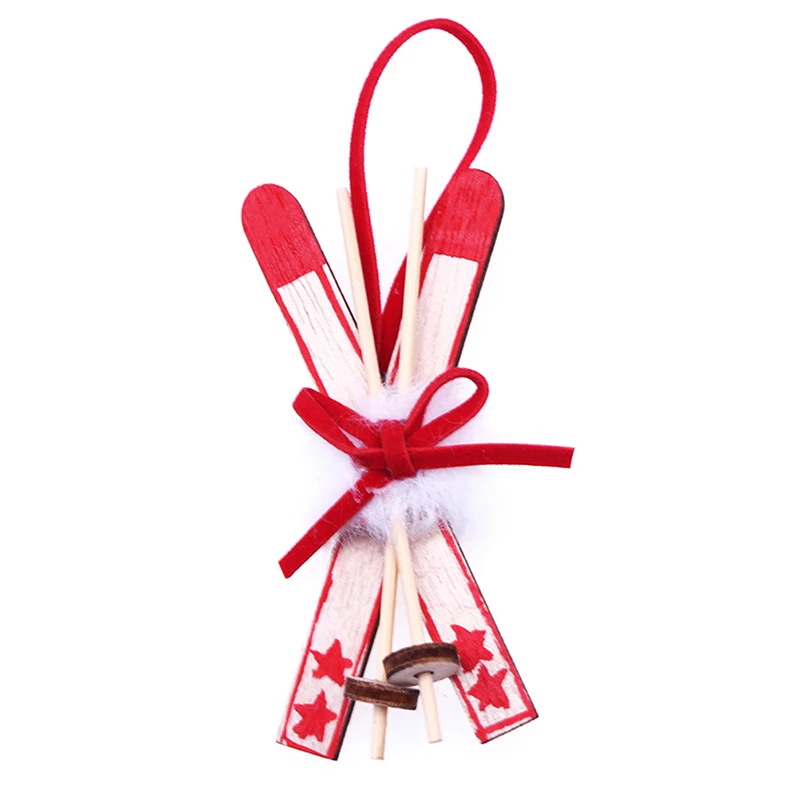 2 adornos de trineo de Navidad en miniatura, trineo de madera rústica, modelo de mini adorno de escritorio, decoración de árbol de Navidad para chimenea, puerta, estantería, suministros de fiesta de 2 adornos de trineo de Navidad en miniatura, trineo de madera rústica, modelo de mini adorno de escritorio, decoración de árbol de Navidad para chimenea, puerta, estantería, suministros de fiesta de