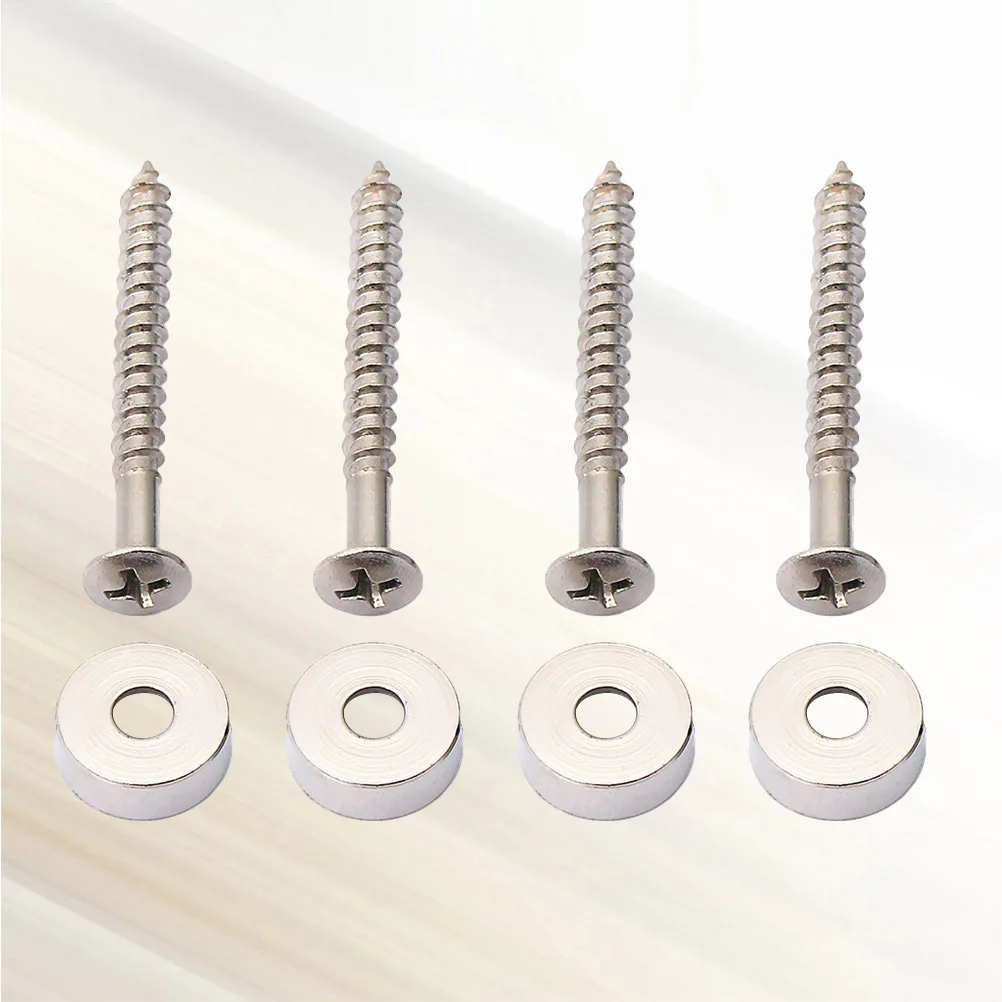 

4Pcs Neck Joint Bushings Bolts Set High Quality Metal Screws for Guitar Bass Body Neck Connection Guitar Parts
