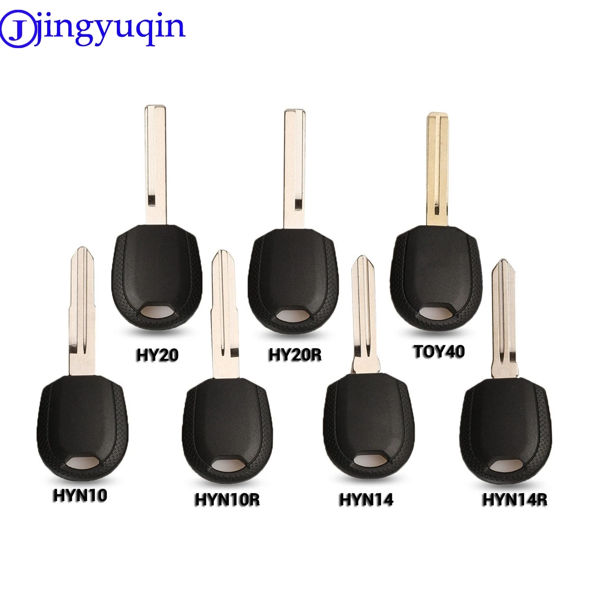 Jingyuqin Transponder Key Blank dla Hyundai Accent I30 IX35 Sonata NF Elantra Tucson Verna Kia Car Key Shell Case