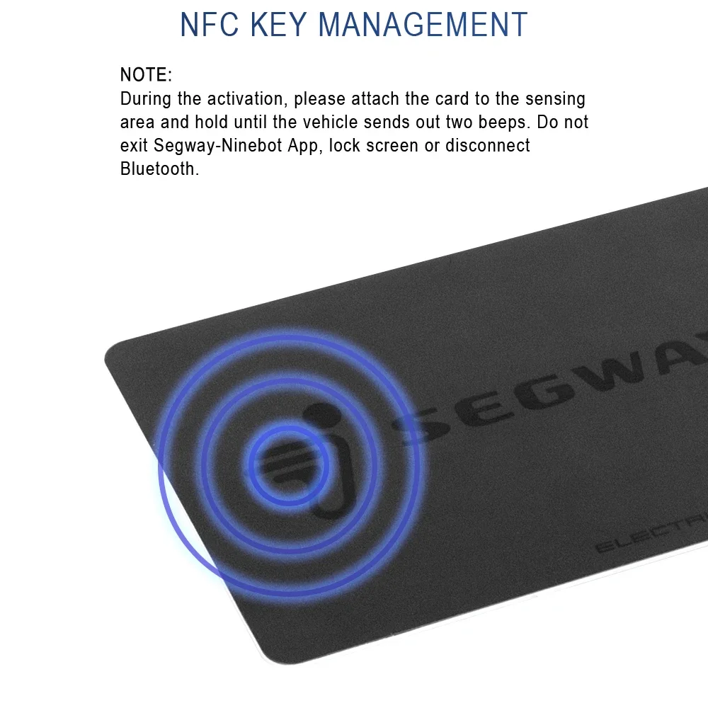 بطاقة NFC مفتاح ذكي سريع الفتح لـ Ninebot بواسطة Segway P65 P100S P100SU P100SE P65 P65E ملحقات أجزاء السكوتر الإلكتروني