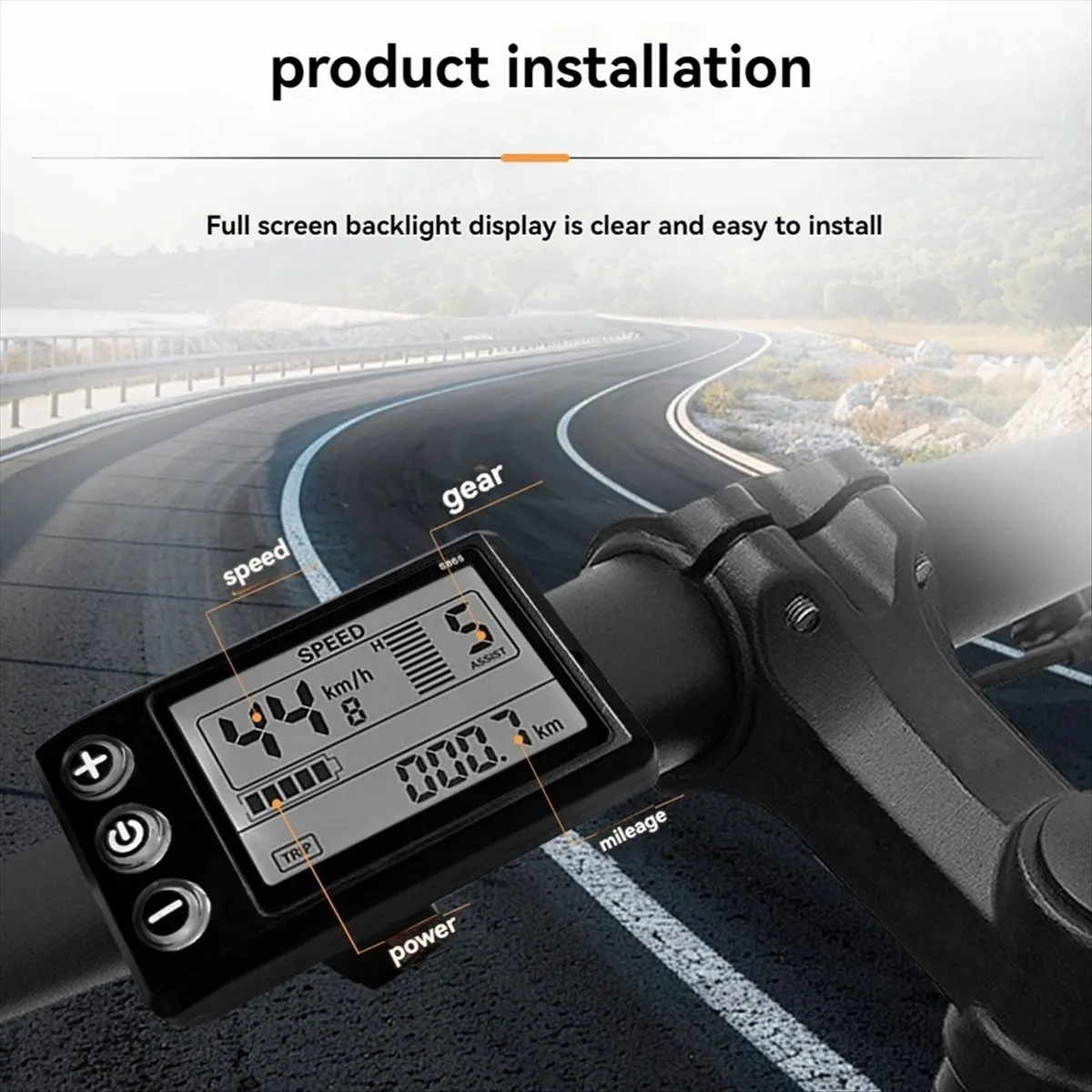 afficheur-lcd-pour-velo-electrique-a61p-s866-controleur-a-onde-sinusoidale-sm5pin-20a-36v-48v-pour-kit-de-modification-de-velo