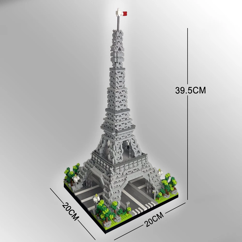Nieuwe Louvre Micro Mini Blok Bouwstenen voor Volwassenen Architectuur Speelgoed Sets Bouw Kinderen Speelgoed Montage Bakstenen - afbeelding 1