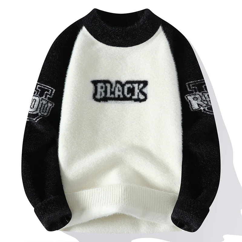 Pullovers Men's Clothing Sweater For Men Autumn Fashion Men's Sweat-shirt Knit Casual Hombre Warm Solid Spring Male Streetwear