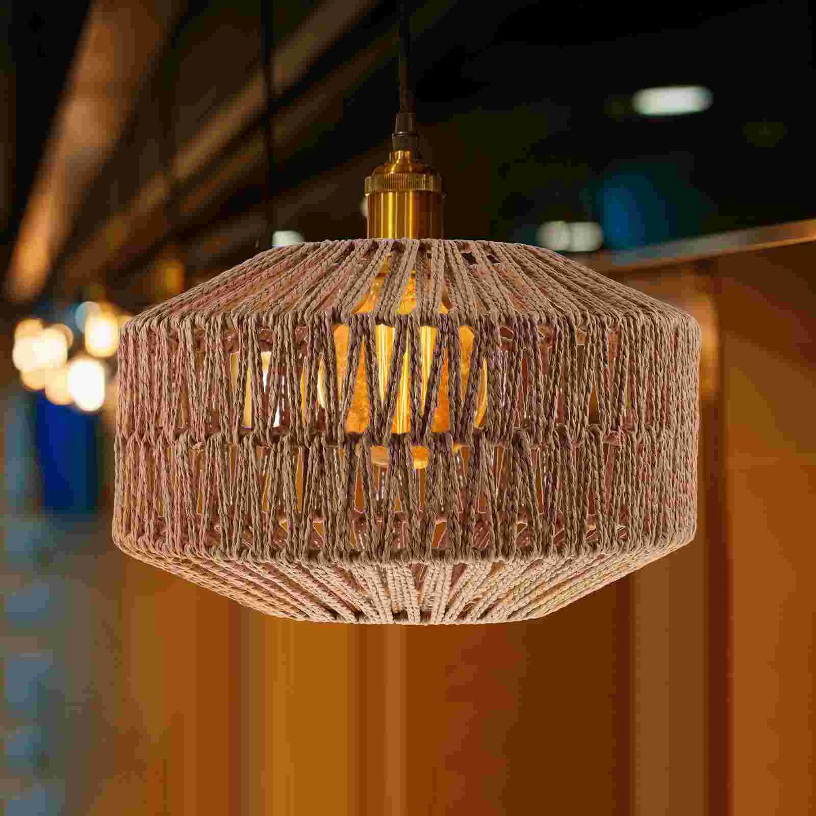 Lampade da parete Lampadario retrò Fornitura di illuminazione a sospensione Paralume vintage Lanterna da soffitto
