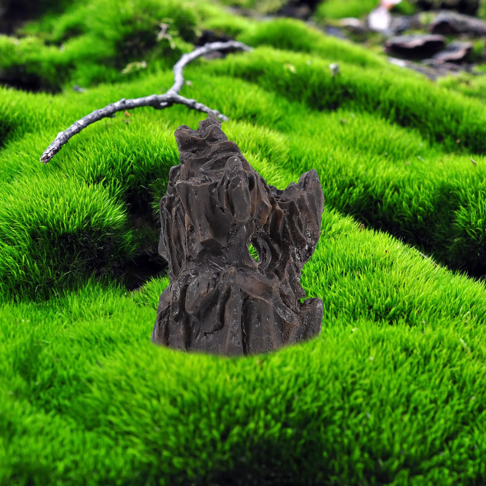 

Mini Rockery Ornament Resin Bonsai Mountain For Indoor Desk Zen Room Micro Landscape Garden Decor Fish Tank Accessories