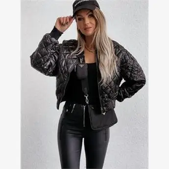 Faionable Pure Color ort Zipper Jaet Cotton Wear for Autumn Winter New Arrival Women's Knitted Sweater Premium Quali