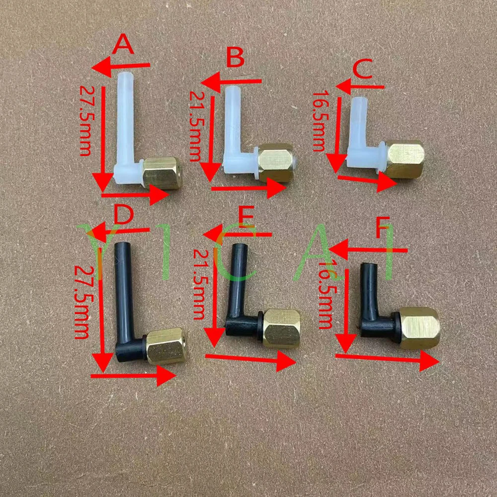 10PCS Digital printer DX5 Epson ink damper connector for 4450 4800 4880 7800 7880 9800 9880 7450 9450 ink sac L shape copper nut