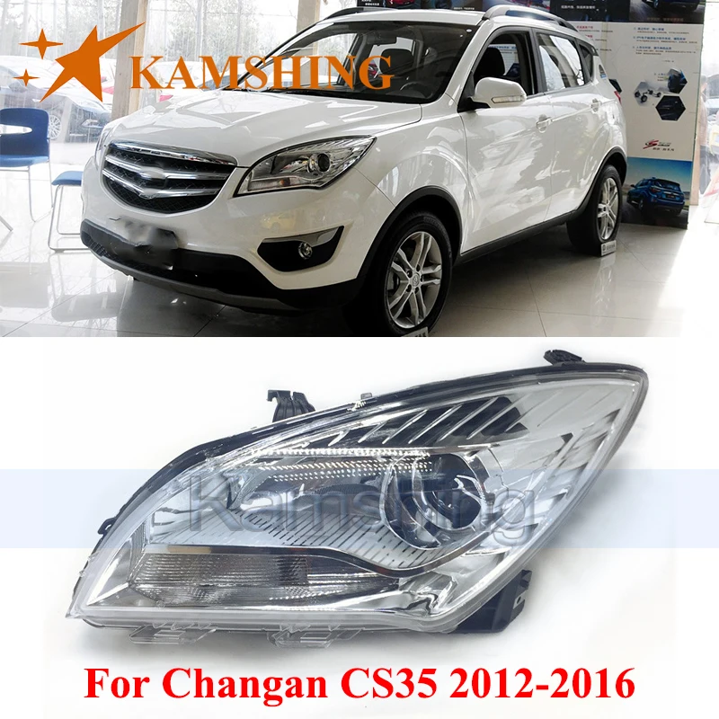 

CAPQX Front Bumper Headlight For Changan CS35 2012-2016 Front Head Light Headlamp Head Lamp