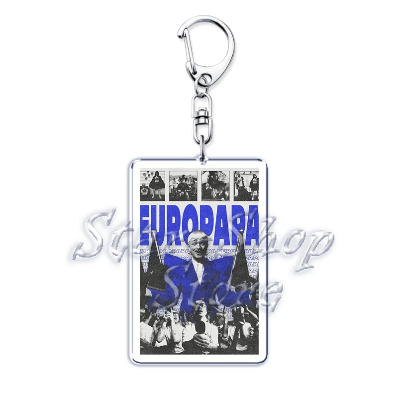 Popular Singer Joost Klein  Keychains  Eurovision Europapa Keyring for Accessories Bag Pendant Key Chain Jewelry Fans Lover Gift