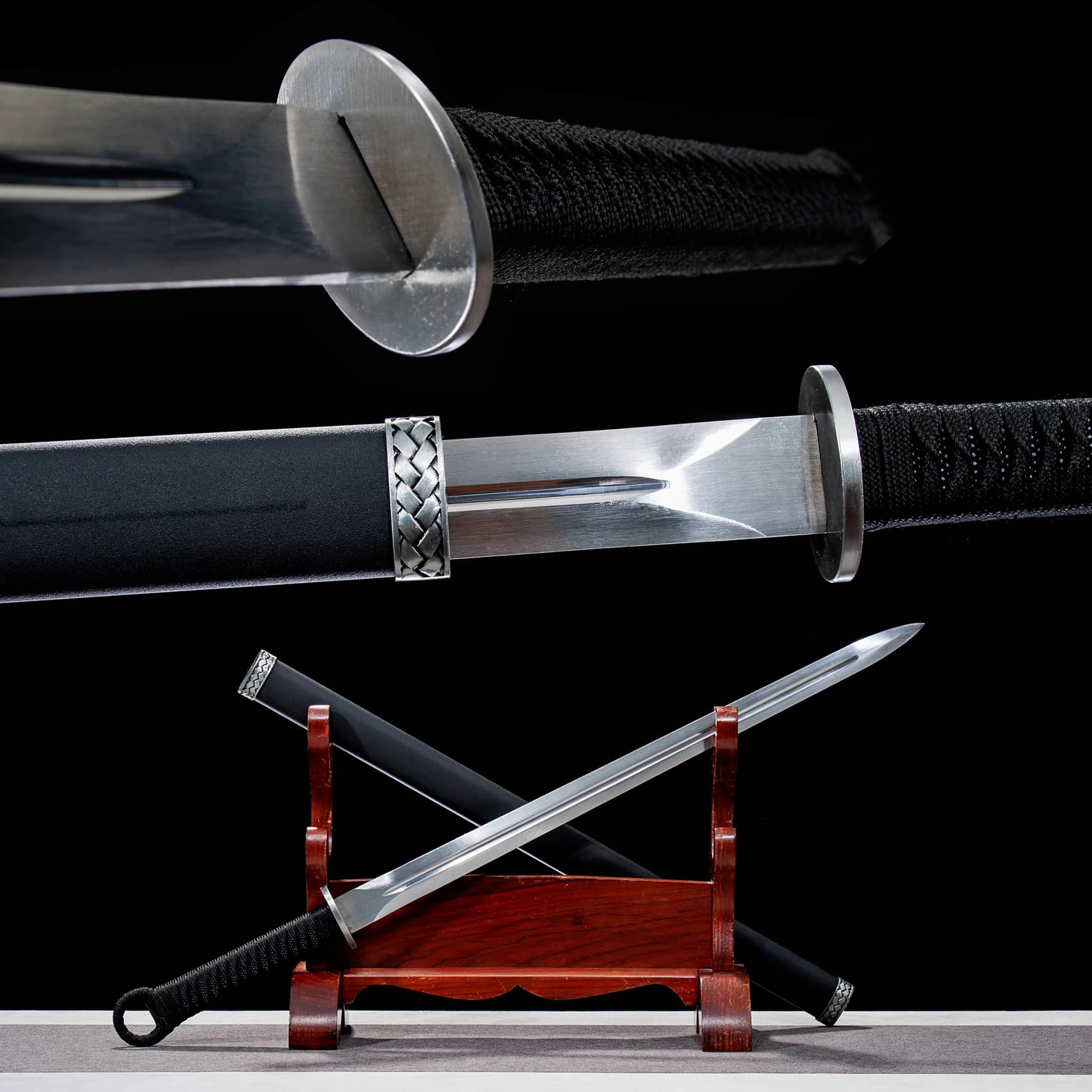 80cm Viking short sword  Battle-ready katana Gift martial arts enthusiasts gladiatorial fighting  Saya carbon steel Not sharp