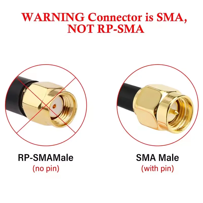 Nanovna SMA двойной штекер RF соединительный патч-кабель SMA-JJ SMA штекер-SMA штекер адаптерный кабель RG316 посеребренный кабель HTOOL