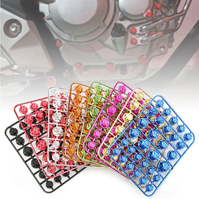30pcs Motorcycle Screw Cap Cover Body Decorative Engine Bolt For Trk 502 Honda Cb500x Bmw S1000rr