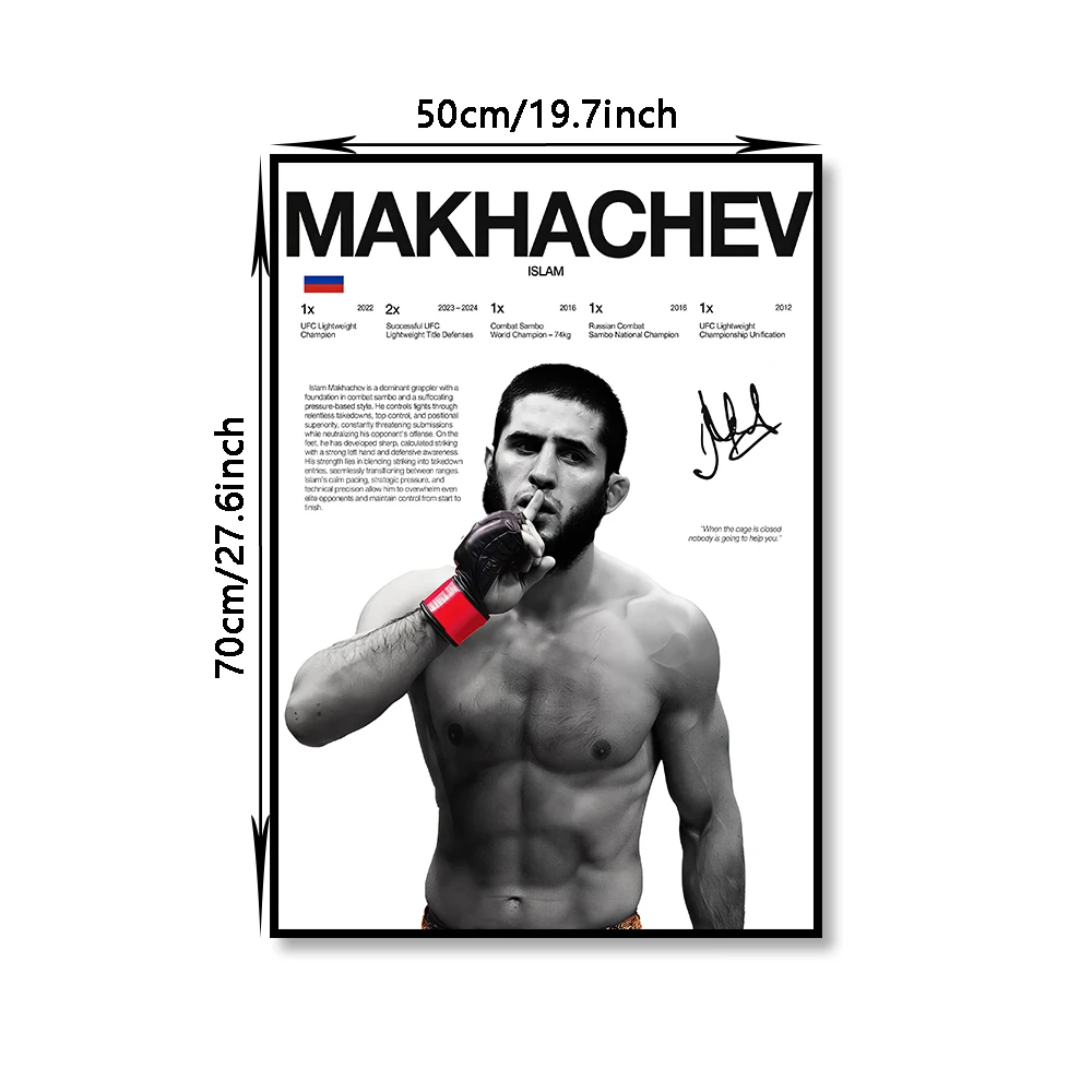 M-Mceregor Boxing Fighting Star Canvas Wall Art Print Poster MMA Decorative Painting for Home Room Decor Fans Gift Unframed gallery 5