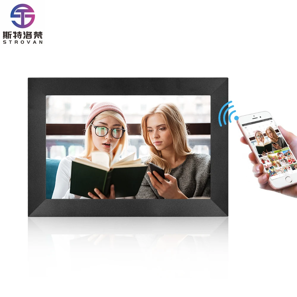

10" WiFi Upload Photos Videos Digital Photo Frame