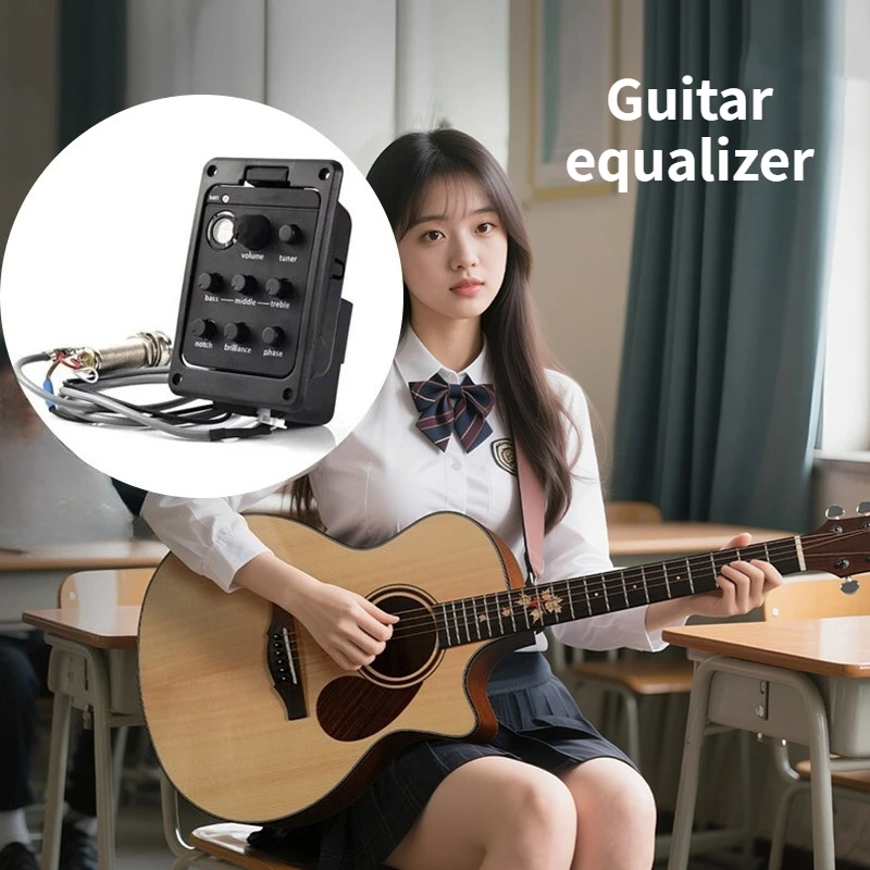 301/201 Guitar Pickup Acoustic EQ Tuner Equalizer Control Volume Guitar Pickup Blend Guitars Accessories for Fishman Presys+