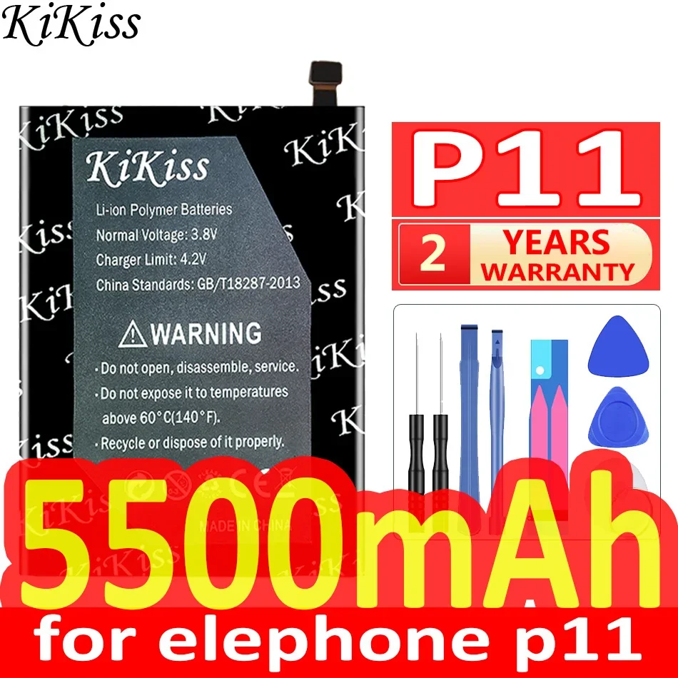 

Мощный аккумулятор KiKiss 5500 мАч для elephone p11