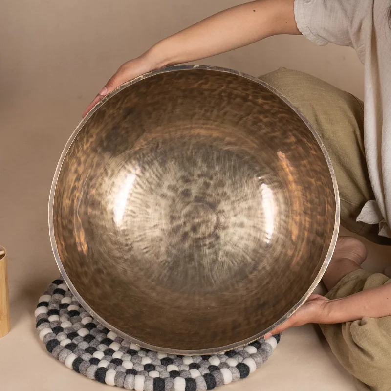 Big Feet Singing Bowl Meditation Yoga Full Moon Sound Bowl Suond Healing Copper Singing Bowls Nepal Handmade Sound Bowls