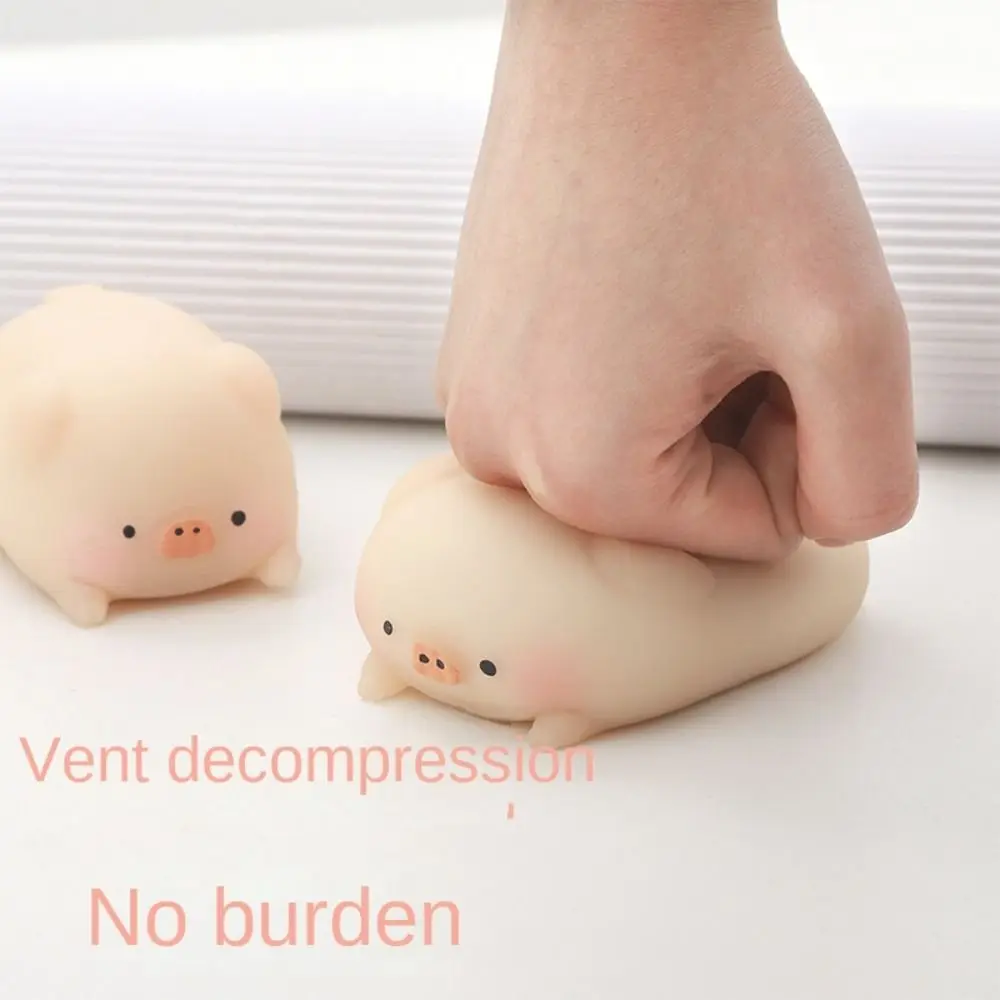 Jouet Sensoriel à Presser en Forme de Cochon pour Enfant, Balle artificiel astique, Portable, Kawaii, Dessin Animé, TPR