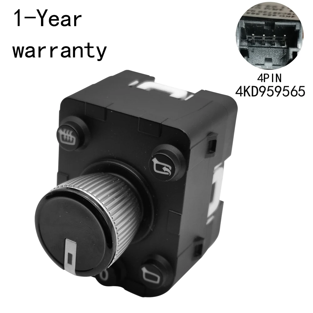 

Rearview mirror adjustment switch 4KD959565 For Audi A6L 2019-2026