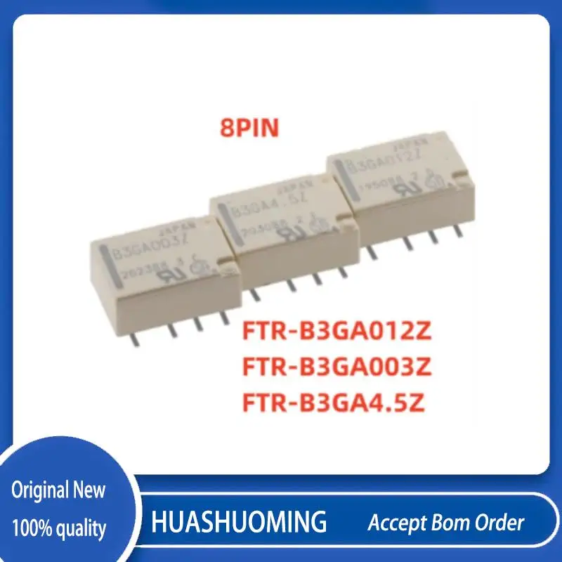 20PCS/LOT  New FTR-B3GA003Z B3GA003Z FTR-B3GA4.5Z B3GA4.5Z FTR-B3GA012Z B3GA012Z 8PINS 1A