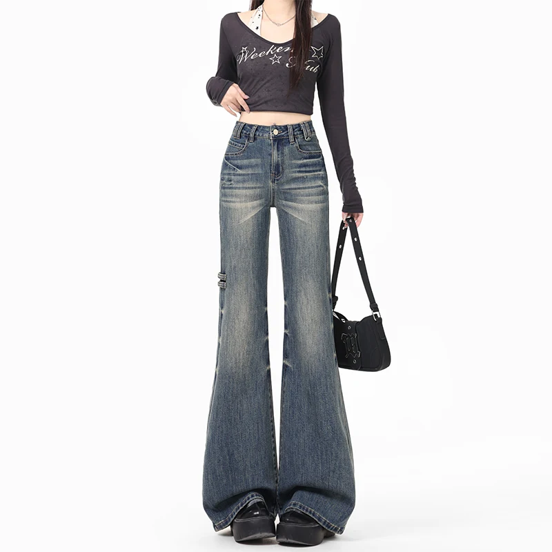 

Модные женские джинсы в японском стиле с микро-клешем, классические и удлиненные модели.