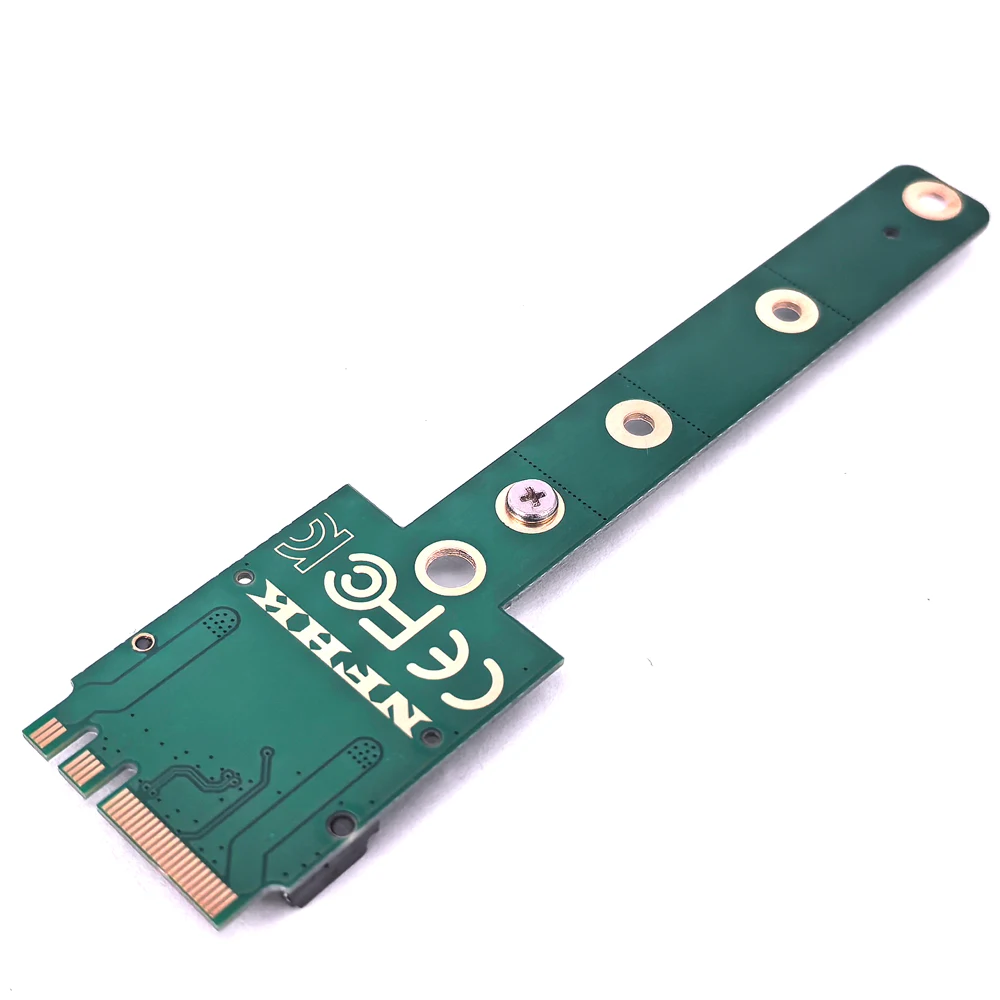 A + E Key NGFF to M.2 M key slot adapter card M2 Wifi Socket convert to NVMe SSD slot Solution