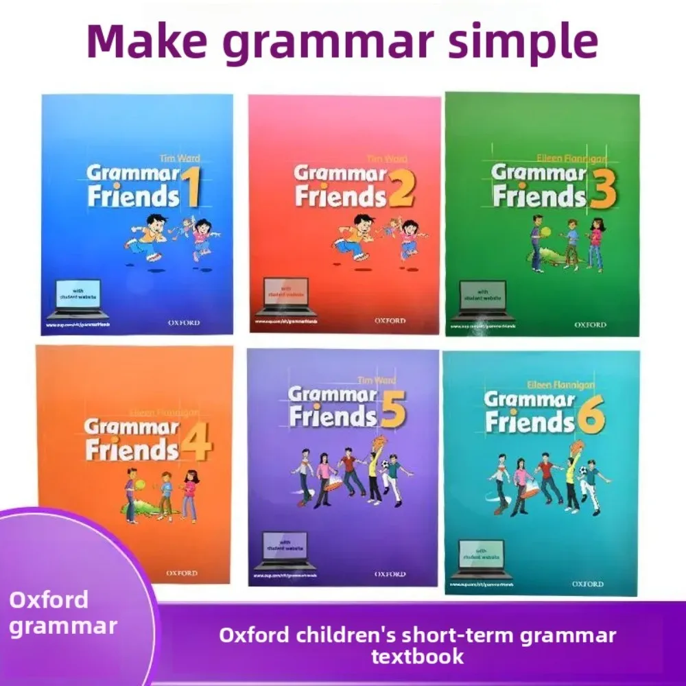 

Grammar friends 1/2/3/4/5/6 For Kids English Grammar in Use English Vocabulary in Use Textbook English Learning Tools