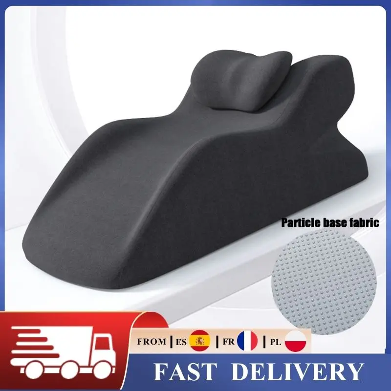 Oreiller en mousse à mémoire de forme multifonctionnel pour position sur le ventre, oreiller ergonomique de soutien pour la tête, le cou, le dos, les jambes ou la lecture