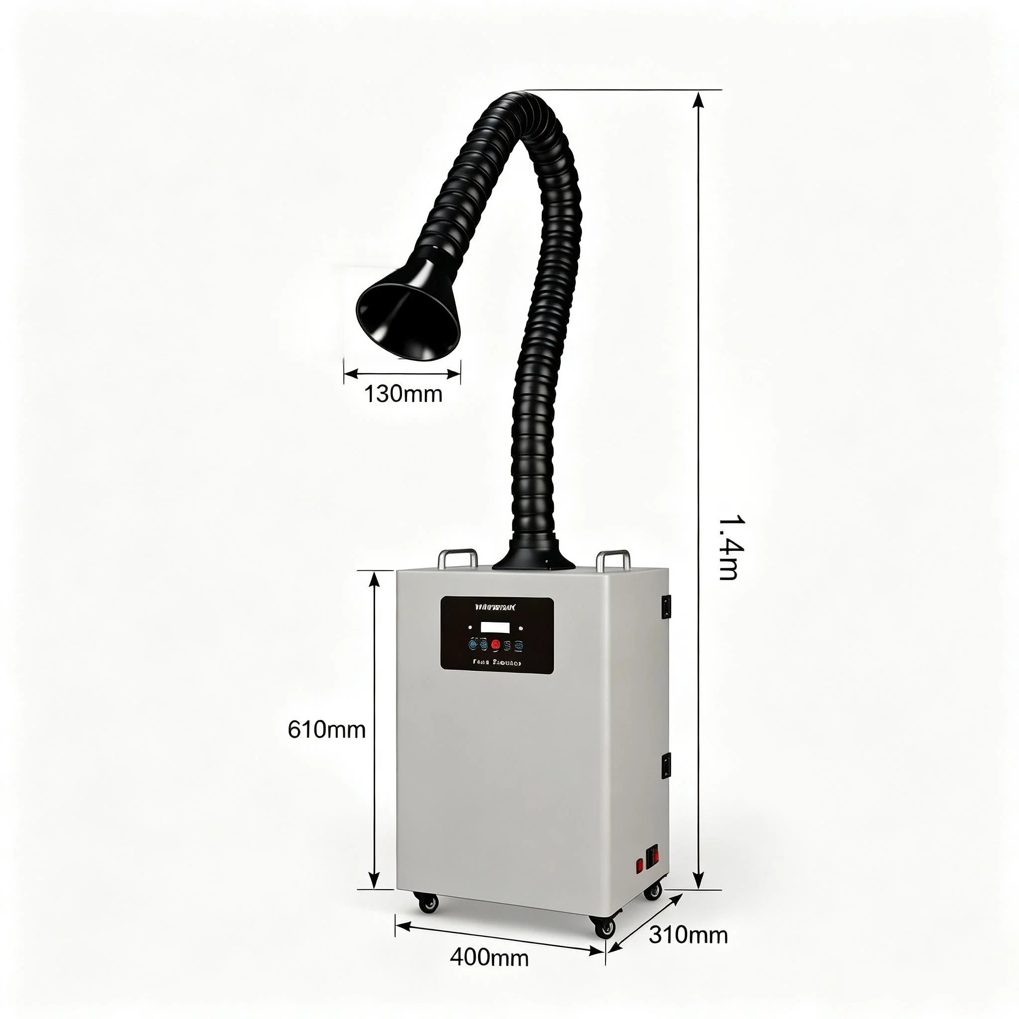 Laser Fume Extractor 430m³/h Airflow Industrial Smoke Purifier For Laser Marking Welding Heavy Duty Workshop
