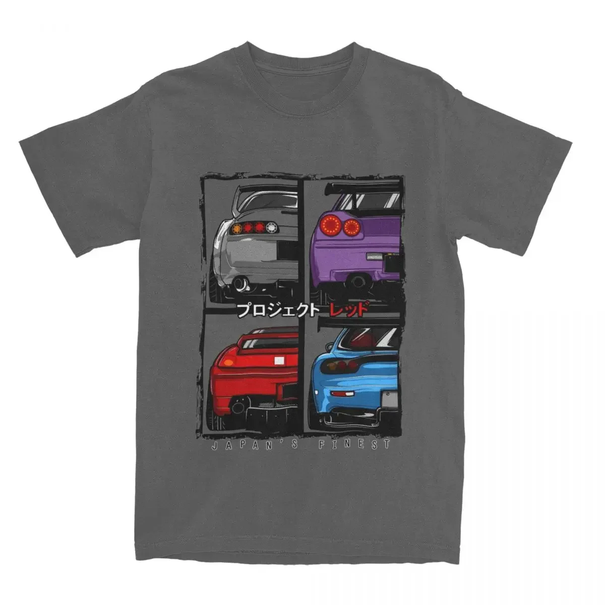 Arrival fashion JDM R34 NSX FD3S RX7 Skyline GTR for Men T Shirt GT-R Sports Car Apparel Tee Shirt T-Shirts Pure Cotton Clothes