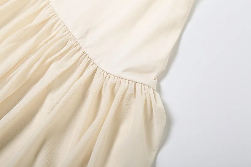 المرأة أزياء شبكة المرقعة أنيقة ماكسي حزب اللباس Ruched كيب كم كامل مطوي Bodycon مأدبة رداء طويل ثوب مسائي