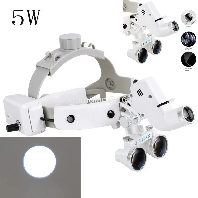 2026 hot-selling LED headlights 5W adjustable aperture size head-mounted tools for use in laboratories and other places