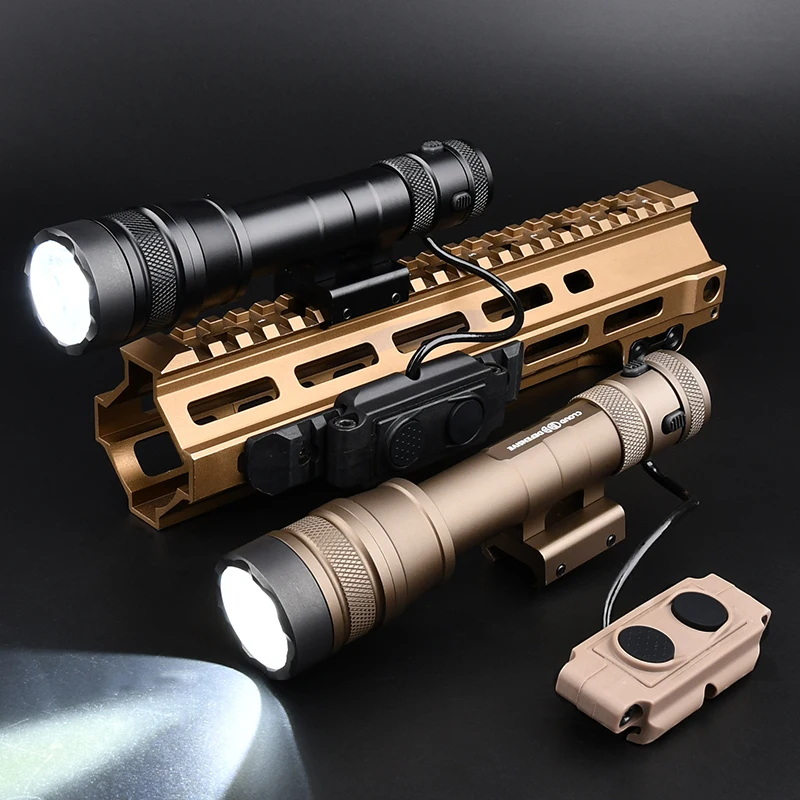 Tactiacl REIN 1.0 Micro Kit Cloud Defensive Weapon 1300Lumens Powerful Flashlight Scout Hunting Light Fit 20mm Rail AR15 Airsoft