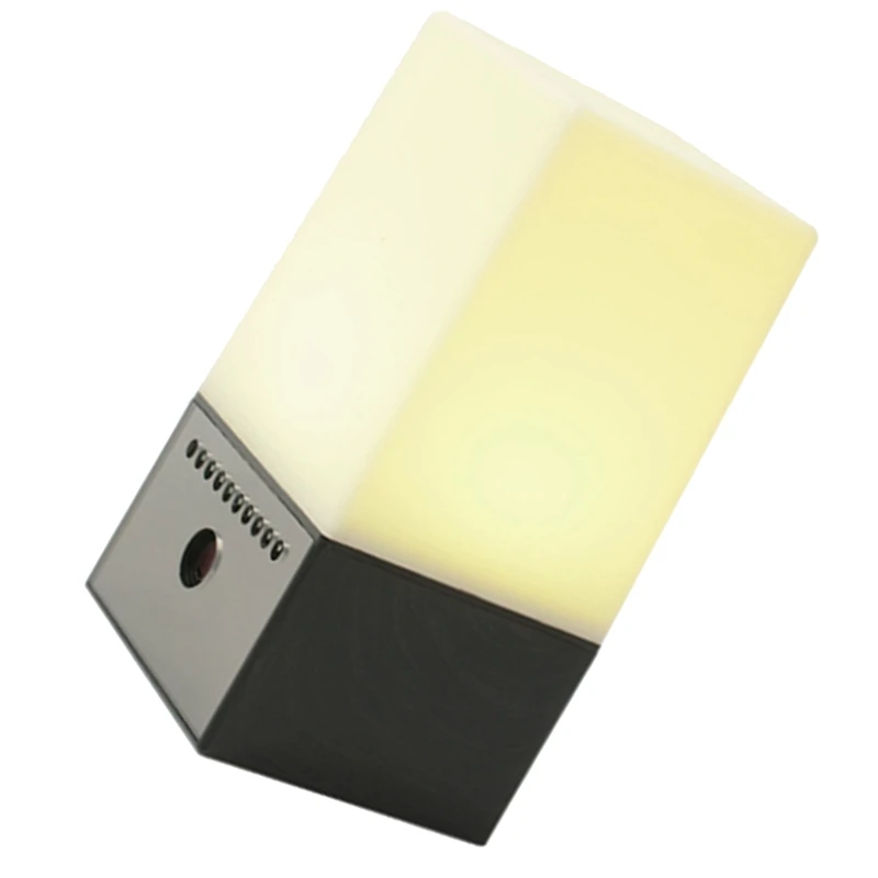 ABSQ-Mini Wireless Camera 4K HD Wifi Security Nanny พร้อม RGB Night Light 130 °   การตรวจจับการเคลื่อนไหวแบบไวด์วิสัยทัศน์แบบเรียลไทม์