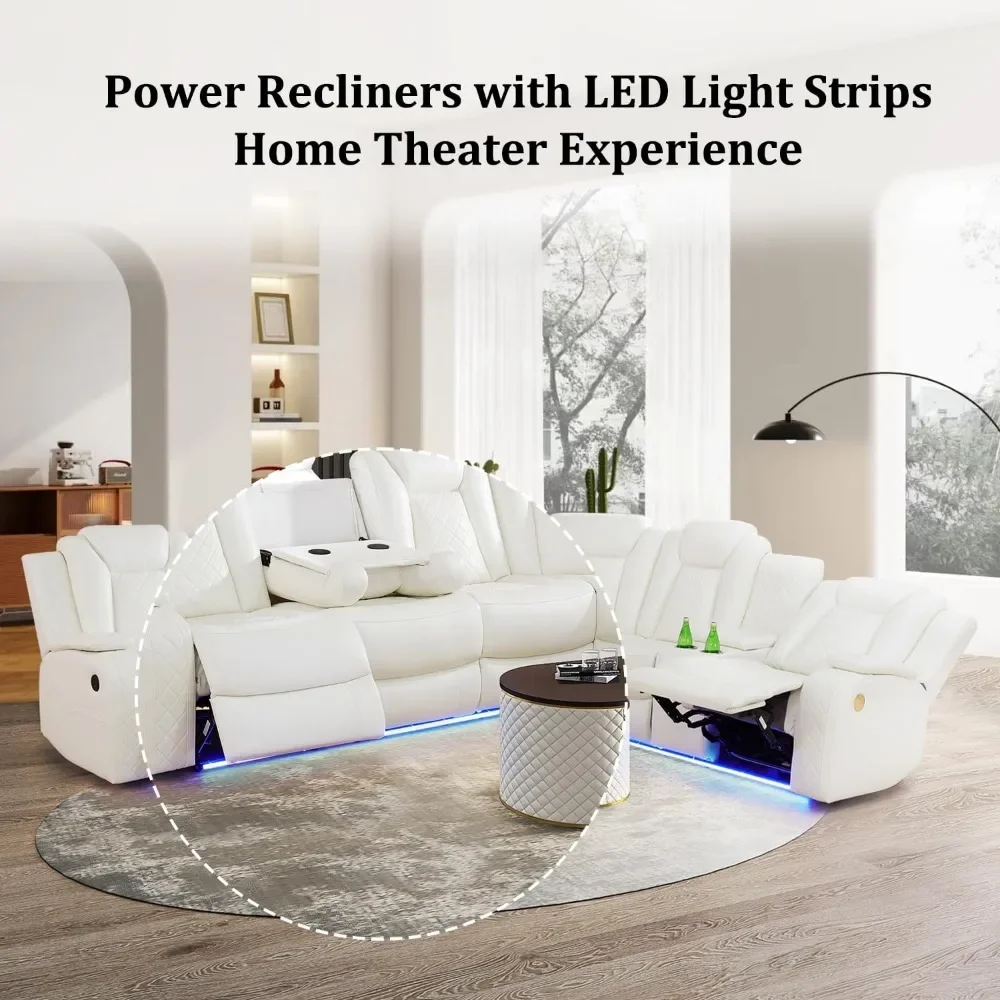 S63cbffefc2ab4d4392c5d782ef4a87e5s Power Reclining Sectional Sofa with USB Chargers and Storage Console