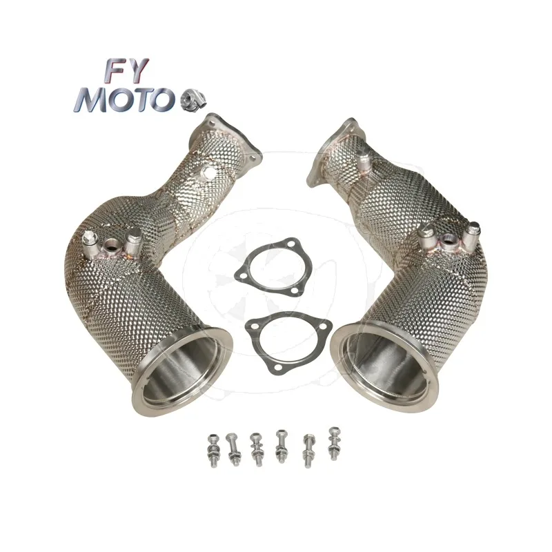 

Exhaust Downpipe for Audi RS4 B9 RS5 F5 2.9t 20+ LHD with Heat Shield with Opf