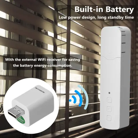 Tuya WIFI M515EGB 스마트 비드 커튼 모터 – Alexa 호환, APP으로 제어 가능한 전기 커튼