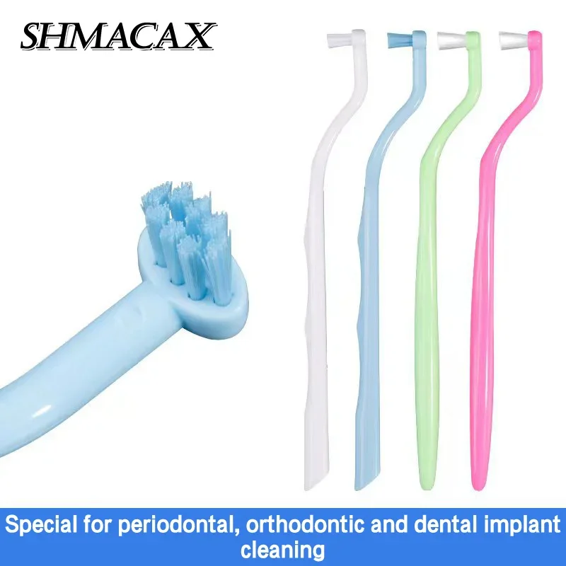 

Orthodontic Interdental Brush Small Head Single-Beam Soft Teeth Cleaning Brush Oral Adult Dental Brace Cleaning Care Tool