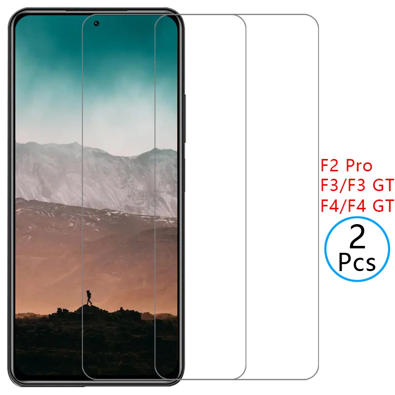 Funda de vidrio templado para Xiaomi Poco F2 Pro, F3, F4 GT, Poco F2, Poco F3, Poco F4, F3, F4, F2 Pro, F4 GT, cubierta trasera Xiaomi