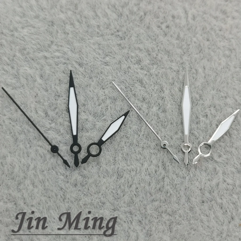 Hohe Qualität Uhr Hände 12,5mm * 12mm * 8,5mm Grün Leuchtende Silber Schwarz Grün Für NH35/NH36 /4R/7S Bewegung Uhren Zubehör
