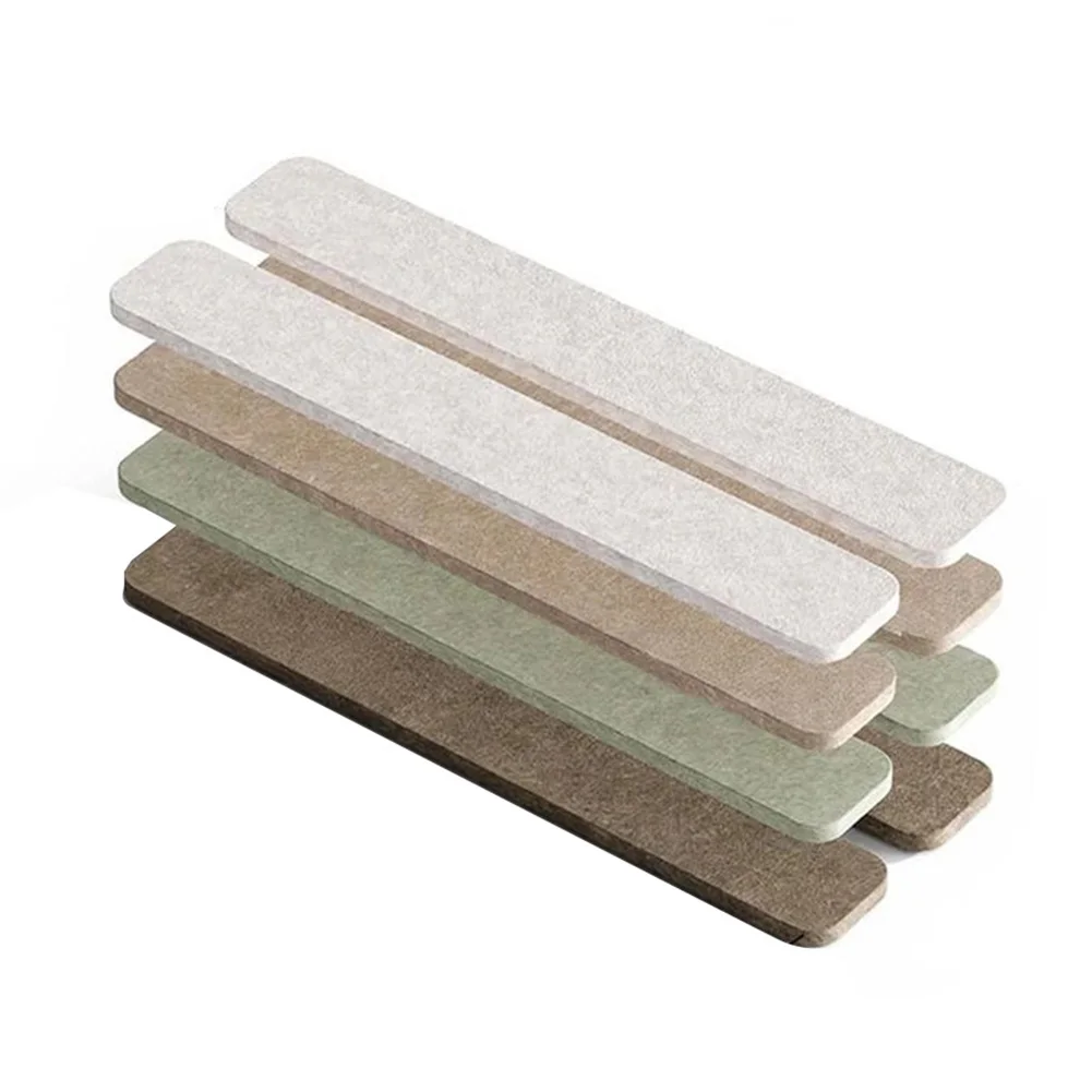 8 Piece Felt Strip Pinboard Set for Organizing To Do Lists Appointments and Family Schedules on Interior Walls