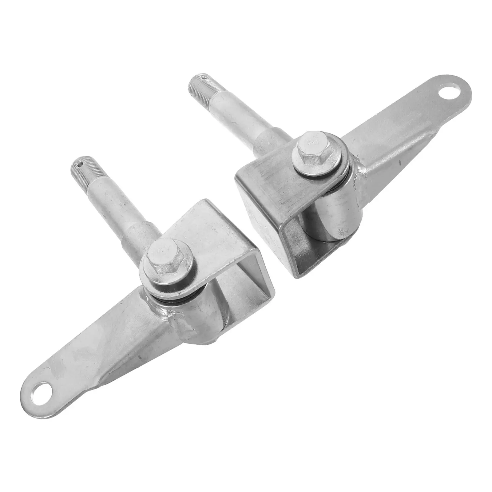 

Пара передних поворотных кулаков 17 мм для картинга, квадроцикла, стальной шпиндель, запчасти для UTV, компоненты шасси, улучшенная версия