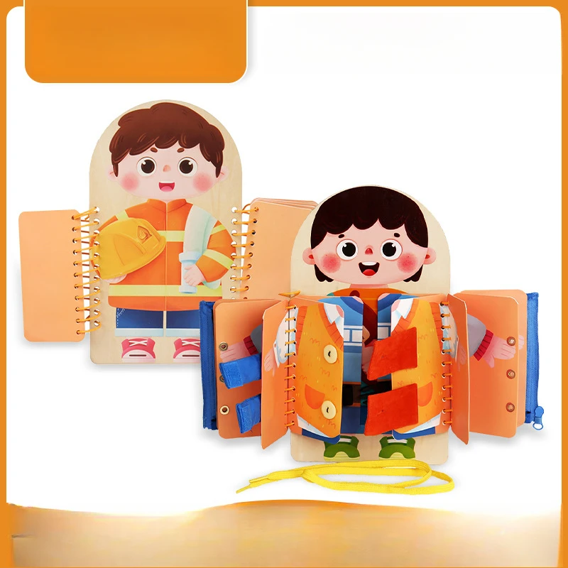 

Educational Wooden Multi-layer Busy Board 0-3 Years Old Focus Training Busy Book Montessori Early Education Educational Toy