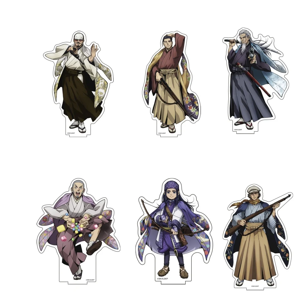 Anime Golden Kamuy Acrylic Stand figure Stand Plate Cosplay Prop Decor Cartoons present Firend Christmas Festivals Gifts 15CM