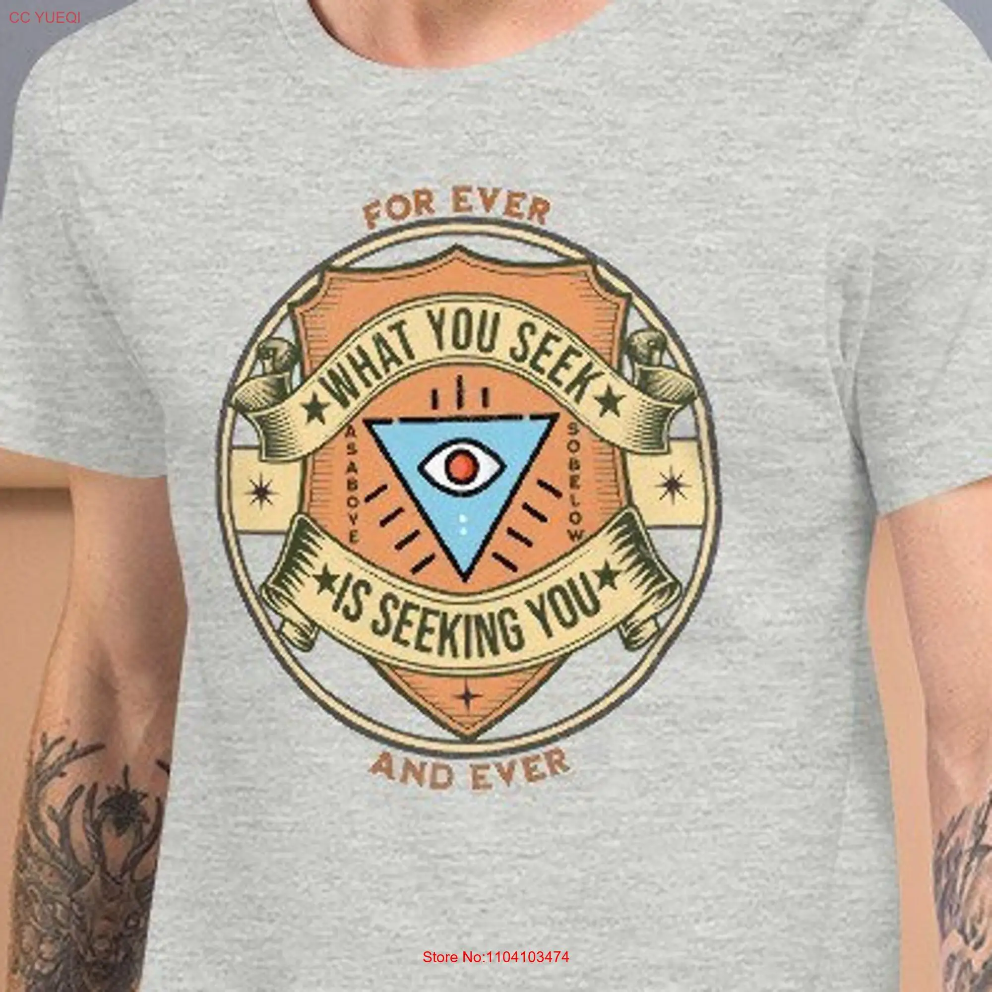 T shirt AsAbovesoBelow All Seeing Eye Esoteric Alchemy Lovers Wicca Vibes Manifestation Attraction Law tee