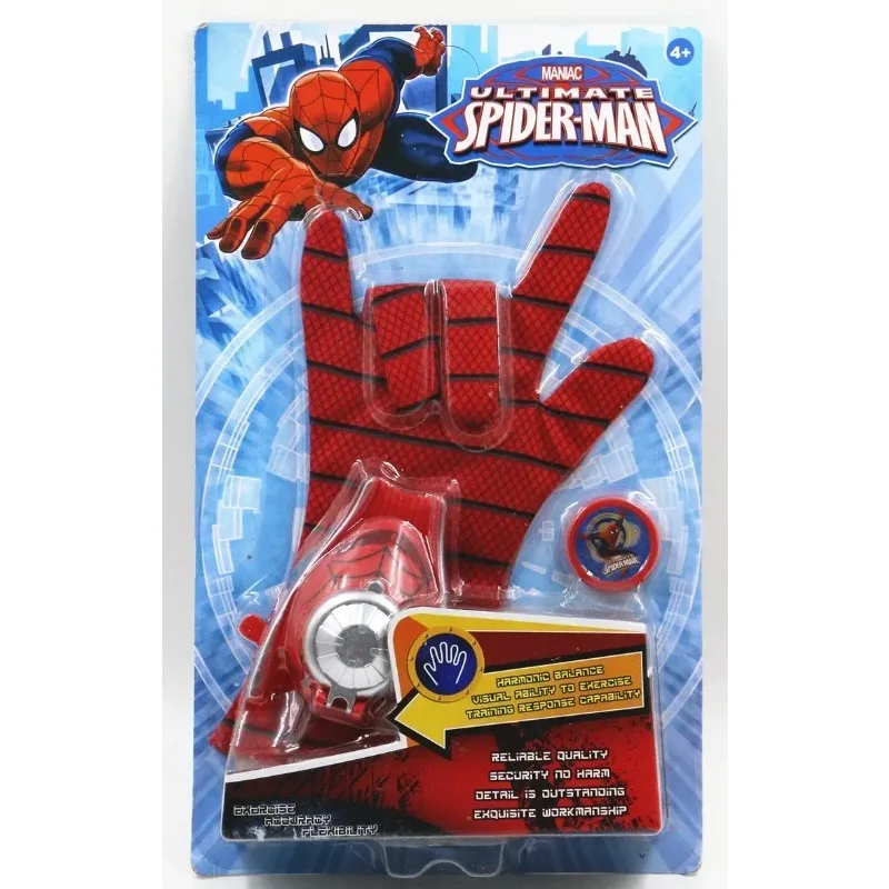 อุปกรณ์ต่อพ่วงภาพยนตร์ Spider Man UFO Launcher ถุงมือ LED Light Mask ชุดคอสเพลย์อุปกรณ์เสริมปาร์ตี้อะนิเมะเครื่องแต่งกาย Props