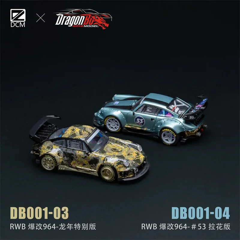 (Pre-order) D.BoModel & DCM 1:64 RWB964 gegoten modelauto