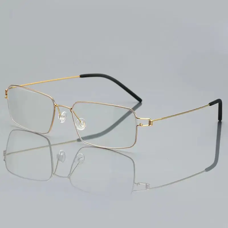 Ultra-light Ultra-thin Anti-blue Light Reading Glasses Stylish Business Casual Square-framed Eyeglasses for Men and Women